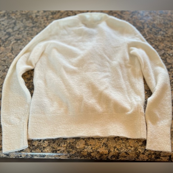 Banana Republic Wool Blend Aire Yarn Faux Wrap Sweater - Picture 5 of 6